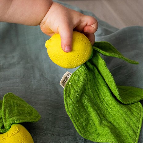 Mini doudou John Lemon