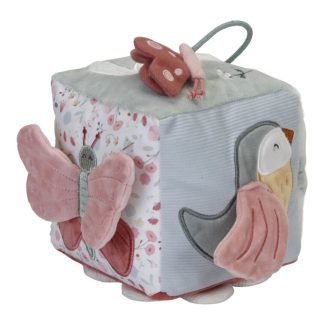 Cubo blandito de actividades Flores & Mariposas LittleDutch