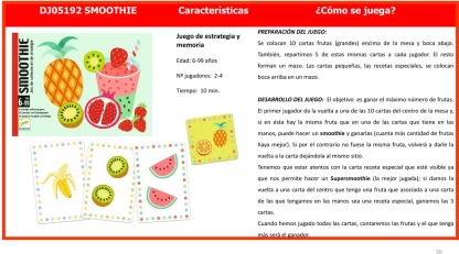 Smoothie juego de memoria y estrategia - Imagen 2