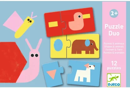 Puzzle Duo Formas y Animales