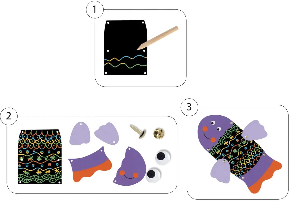 Láminas para Raspar Los Animalitos - Imagen 2