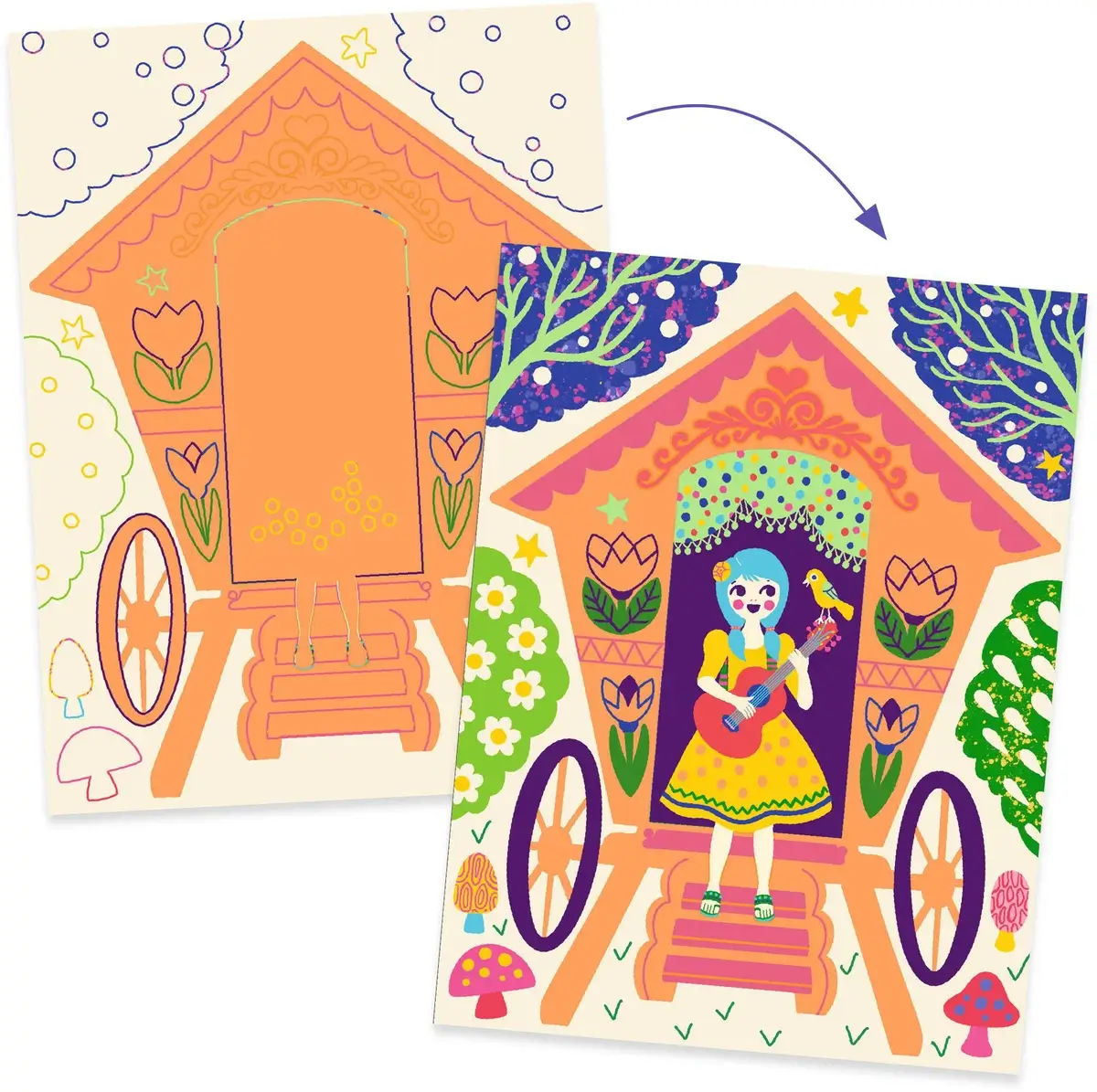 Láminas para Raspar Casas Extravagantes - Imagen 2