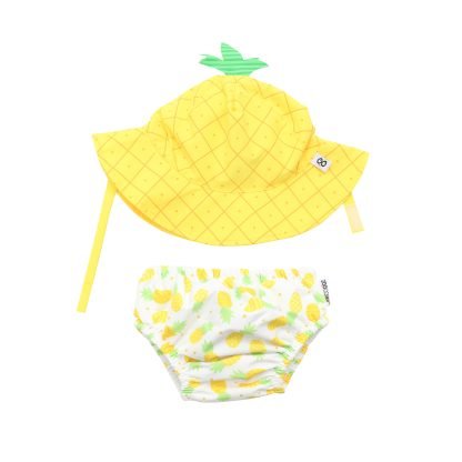 Bañador pañal + Sombrero Piña