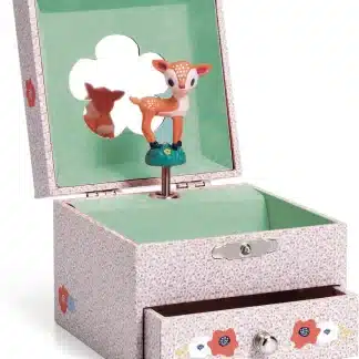 Caja de música Cervatillo flauta mágica