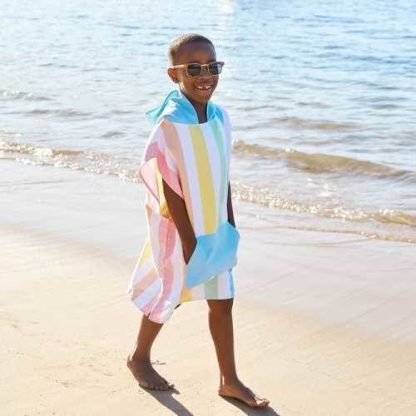 Poncho Rainbow Pastel 6-10 - Imagen 2