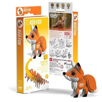 Figura Cartón 3D Zorro Rojo