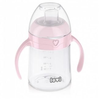 Primera Taza con boquilla Lovi Rosa150ml