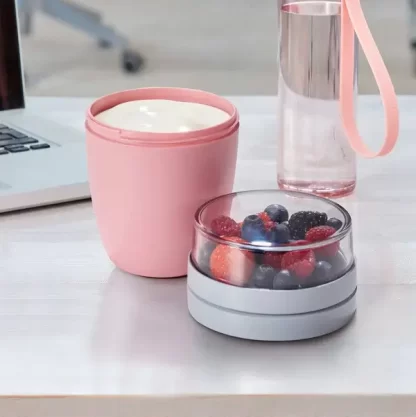 Porta Alimentos Ellipse Mini Rosa Vivido - Imagen 4