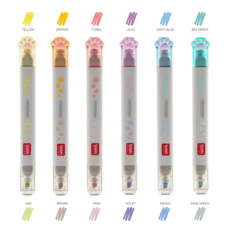 Set de 6 Subrayadores Pastel