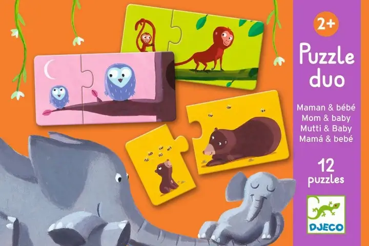Educativos Puzzle Dúo Mama y Bebé