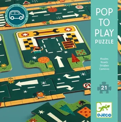 Puzzle Pop To Play Caminos 21Pcs