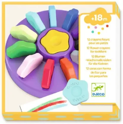 Colores para peques 12 con forma de flor