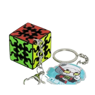 Qiyi Llavero Gear Cube 3x3