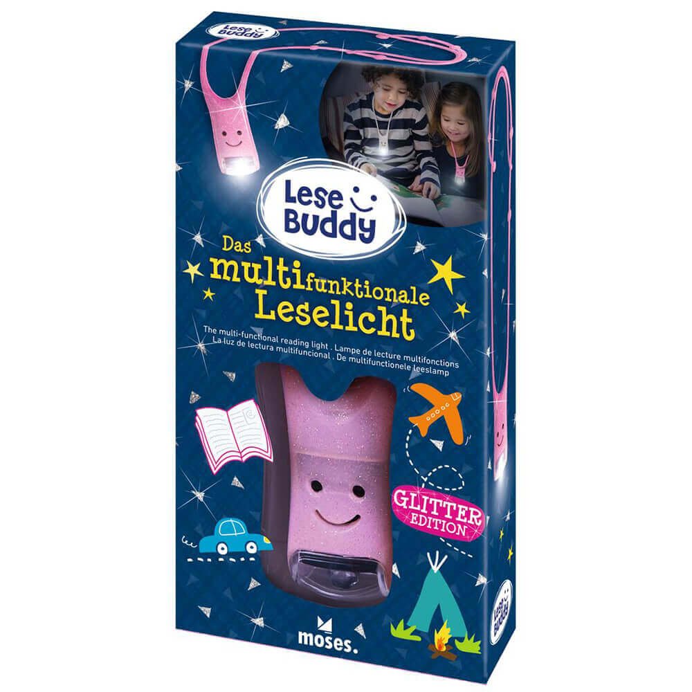 Luz Lectura Rosa Glitter