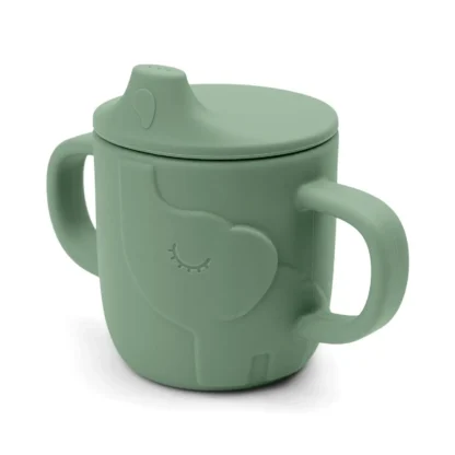 Taza Peekaboo con asas Elphee Verde