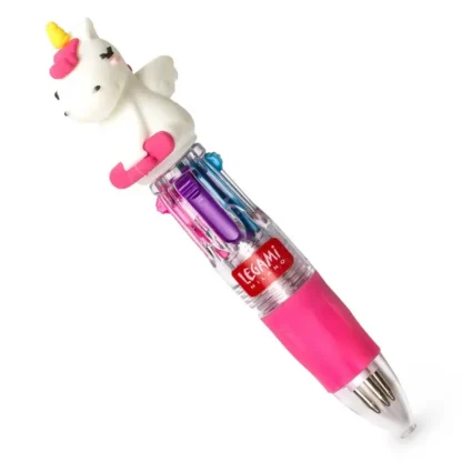 Mini Bolígrafo 4 Colores Unicornio