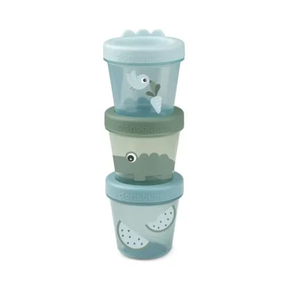 Contenedores porta alimentos 3pack Croco