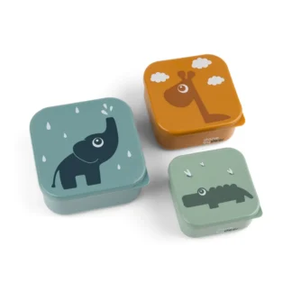 3 Cajas Snack Deer friends Blue