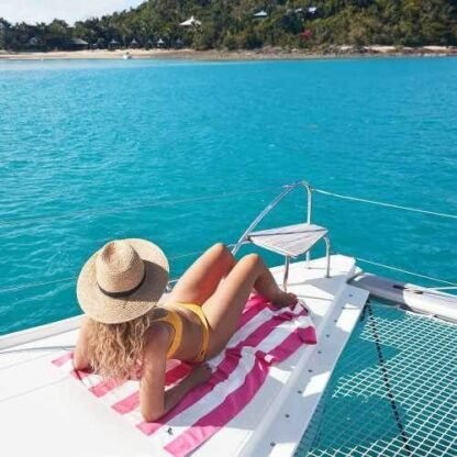 Toalla Cabana Phi Phi Fucsia L - Imagen 3