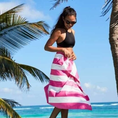 Toalla Cabana Phi Phi Fucsia L - Imagen 2