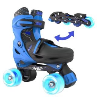 Patines Combo Neón Azul 34-37