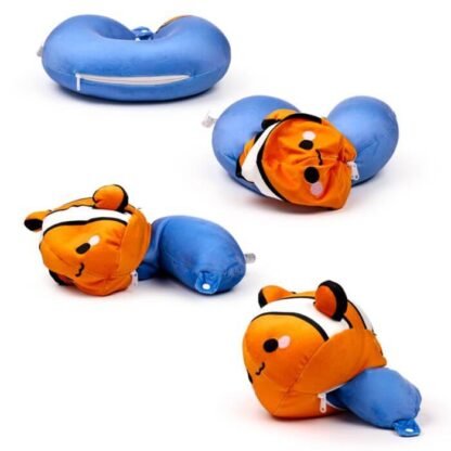 Almohada de Viaje y Peluche Pez Payaso - Imagen 2