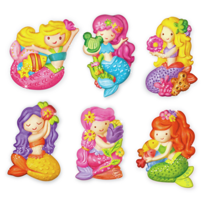 Moldea y Pinta Sirenas Brillantes - Imagen 2
