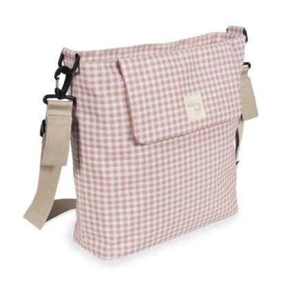 Bolsa Canastilla I Love Vichy Rosa - Imagen 3