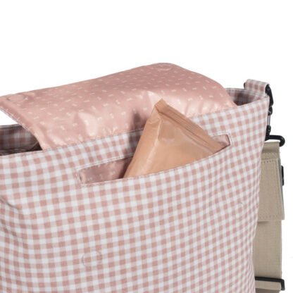 Bolsa Canastilla I Love Vichy Rosa - Imagen 5