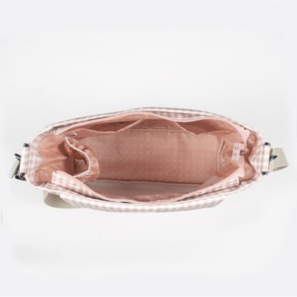 Bolsa Canastilla I Love Vichy Rosa - Imagen 7