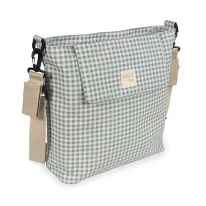 Bolsa Canastilla I Love Vichy Verde - Imagen 3