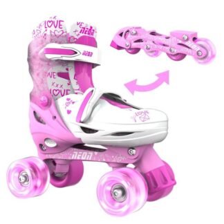 Patines Combo Neón Rosa 34-37