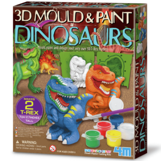 Moldea y Pinta 3D Dinosaurios