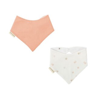 Babero Bandana Pack 2 Ciel Rosa