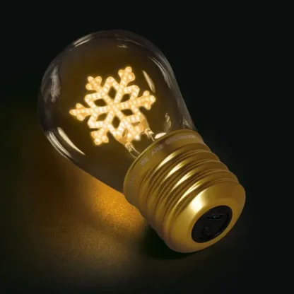Lámpara de Mesa Bombilla Snowflake - Imagen 4