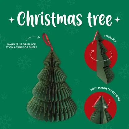 Árbol de Navidad Plegable de Papel - Imagen 4