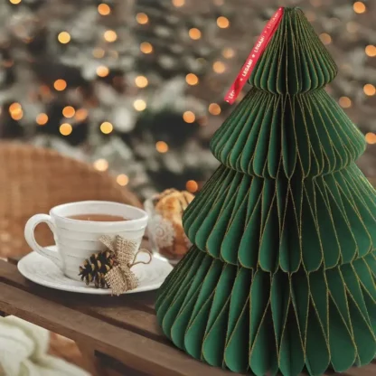 Árbol de Navidad Plegable de Papel - Imagen 3