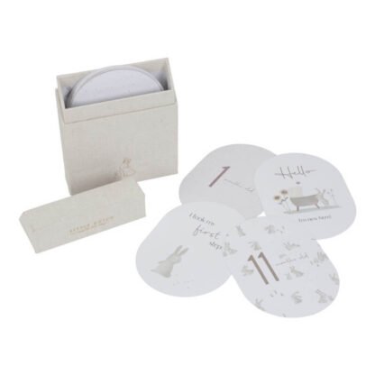 Tarjetas Milestone Baby Bunny