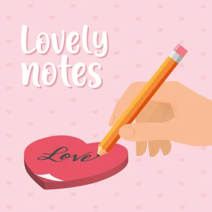 Bloc de Notas Adhesivo Lovely Notes