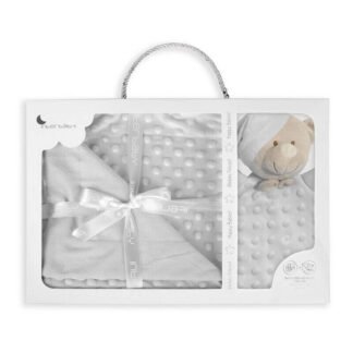 Caja Regalo Doudou y Manta Gris