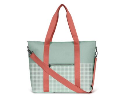 Bolso Nevera Stripes Sage