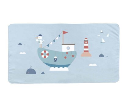 Toalla Playa Microfibra Fishing Boat