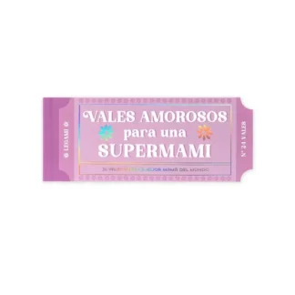 Talonario 24 Cupones Para Mamá