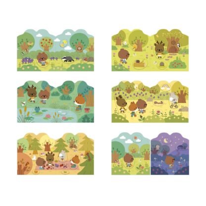 Cuaderno de Pegatinas El bosque