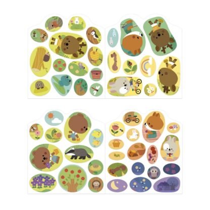 Cuaderno de Pegatinas El bosque