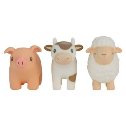 Set 3 Muñecos Baño Little Farm