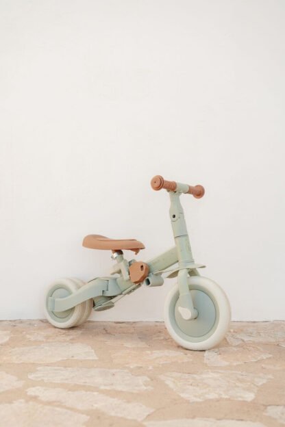 Triciclo con Barra Verde Hojas LD