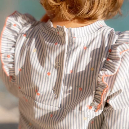 Camiseta Baño ML Sunny Flowers Azul