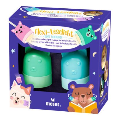 Luz de Lectura Flexible Verde Azul