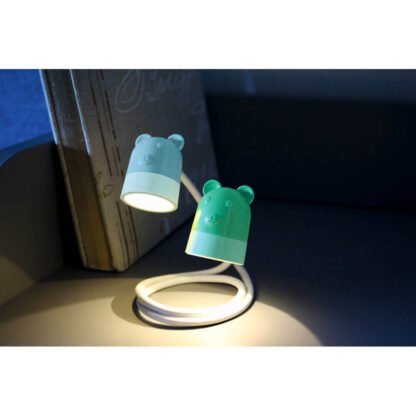 Luz de Lectura Flexible Verde Azul